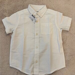 NWT Toddler Boy White Button Dress Shirt Size 2T